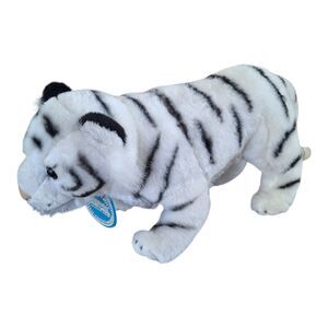 Siegfried & Roy White Tiger Plush Standing Stuffed Animal 1994 Petting Zoo Small